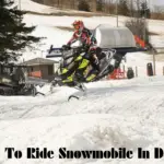 How to ride a snowmobile in deep powder