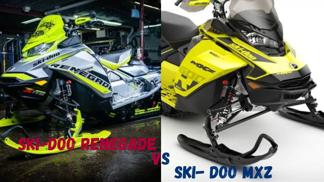 ski doo renegade vs mxz