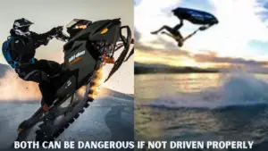 Snowmobile vs jet ski