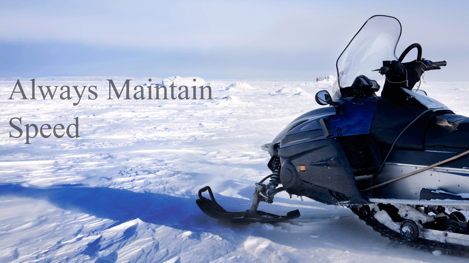can a snowmobile go on water?
